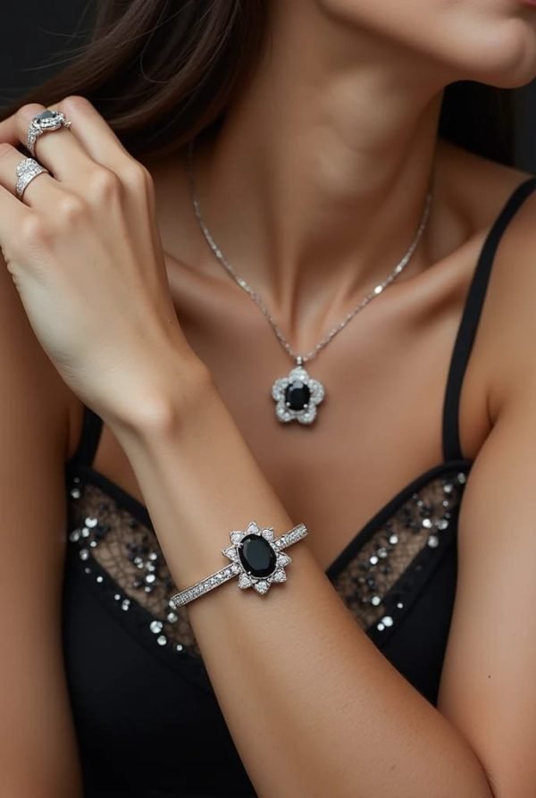 Timeless Elegance: The Tourmaline & Diamond Jewelry Set